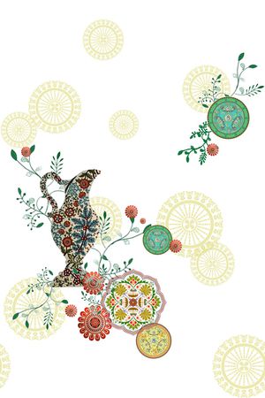 数码花型印花花型图片