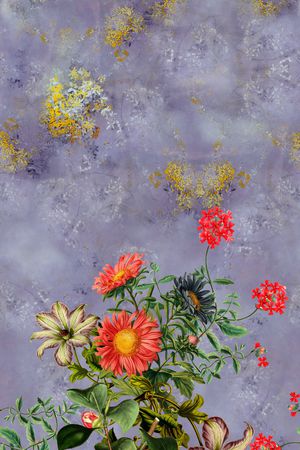 数码花型印花花型图片