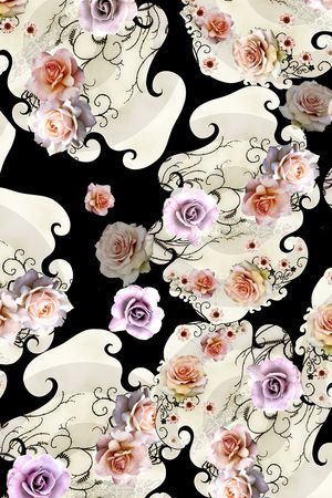 3D立体印花花型图片