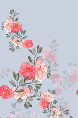 花卉印花花型图片