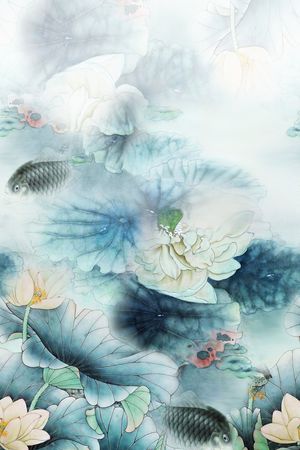 肌理印花花型图片