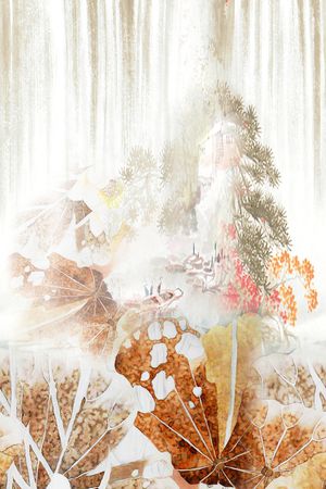 肌理印花花型图片