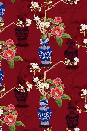 花卉印花花型图片