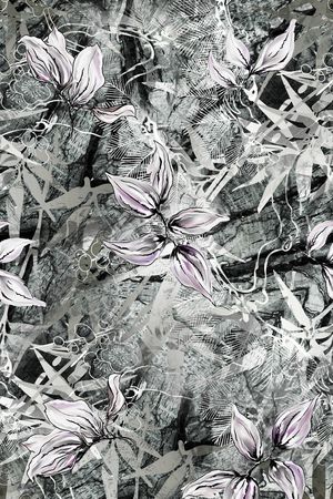 数码花型印花花型图片