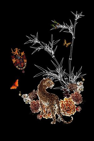 花卉印花花型图片
