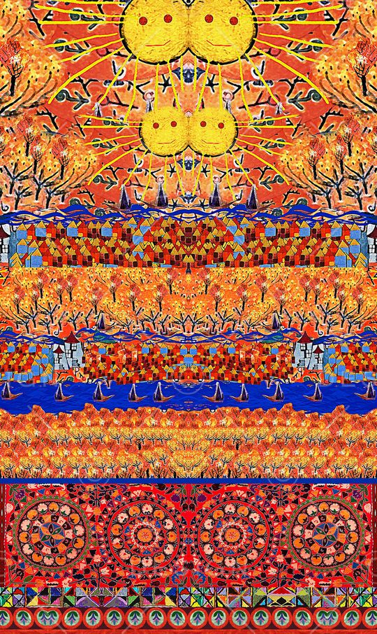 数码花型印花花型图片