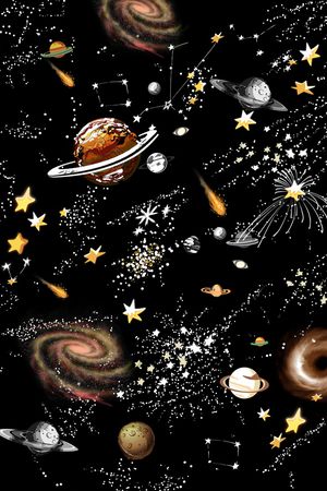 星星印花花型图片
