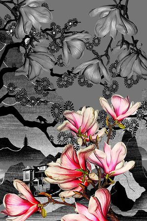 民族风印花花型图片