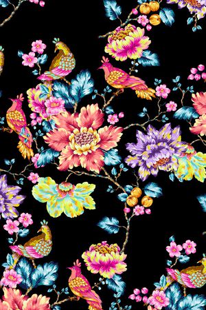 数码花型印花花型图片