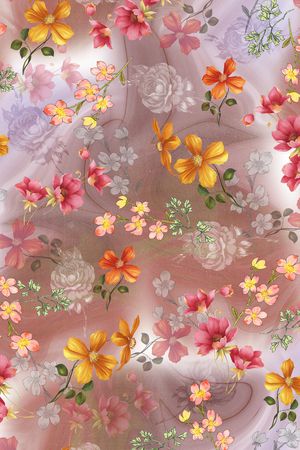 数码花型印花花型图片