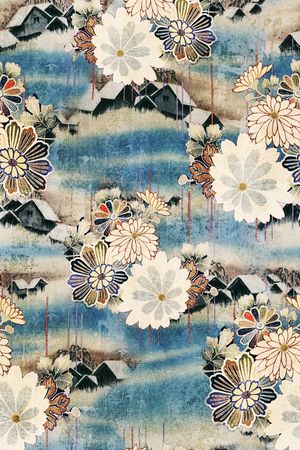 香云纱印花花型图片
