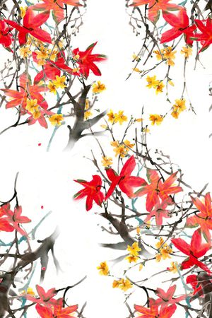 数码花型印花花型图片