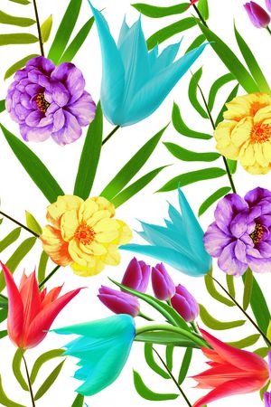 数码花型印花花型图片