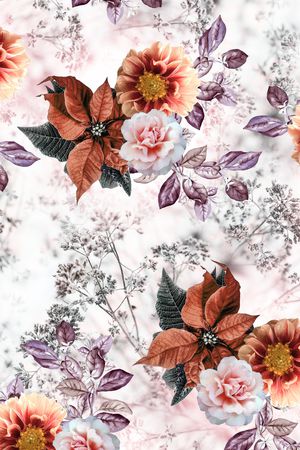 数码花型印花花型图片