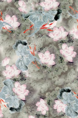 数码花型印花花型图片