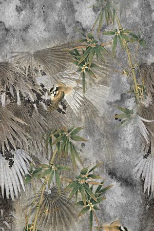 鸟印花花型图片