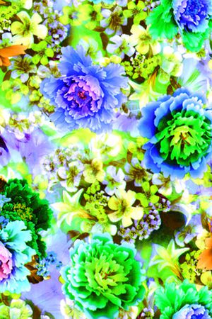 鲜花印花花型图片