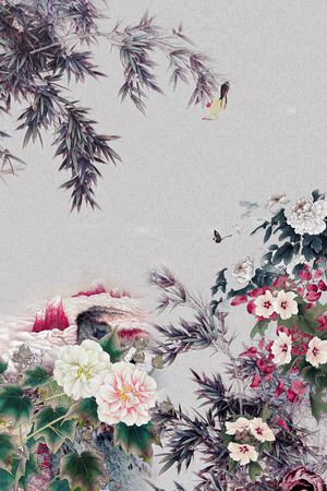 定位花印花花型图片