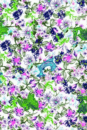 小碎花印花花型图片