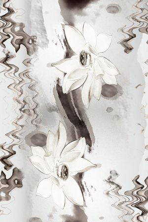 中国风印花花型图片