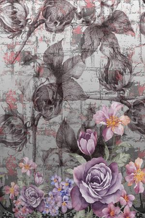 数码花型印花花型图片