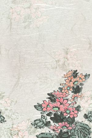 中国风印花花型图片