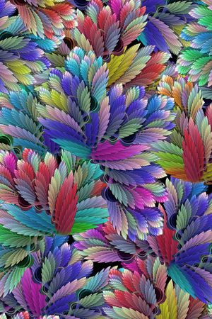 数码花型印花花型图片