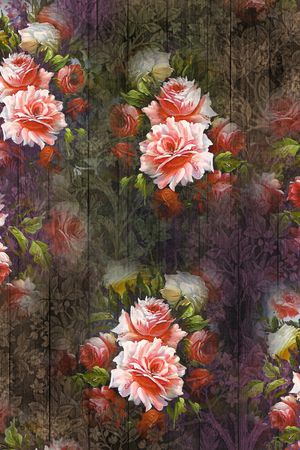 数码花型印花花型图片