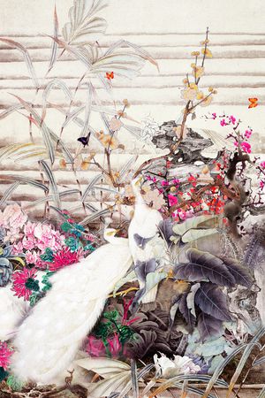 中国风印花花型图片