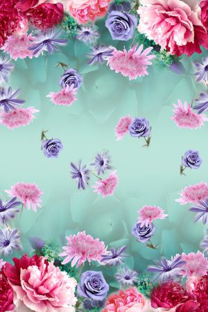 数码花型印花花型图片