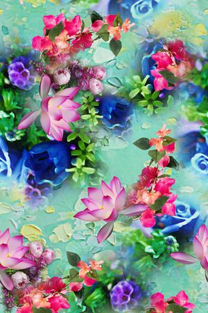 数码花型印花花型图片