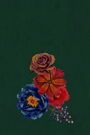 大花印花花型图片