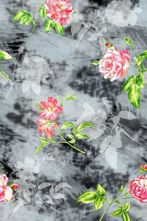 数码花型印花花型图片