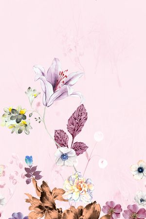 春夏花型印花花型图片