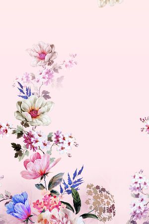春夏花型印花花型图片