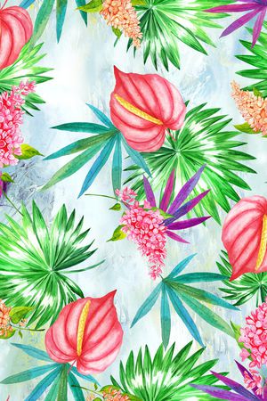 数码花型印花花型图片