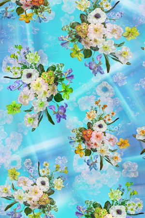数码花型印花花型图片