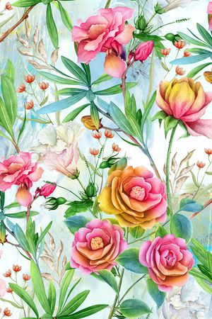 数码花型印花花型图片