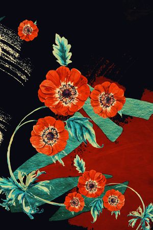 花卉印花花型图片