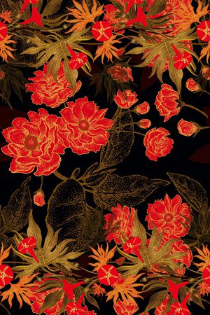 数码花型印花花型图片