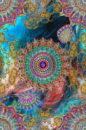 数码花型印花花型图片