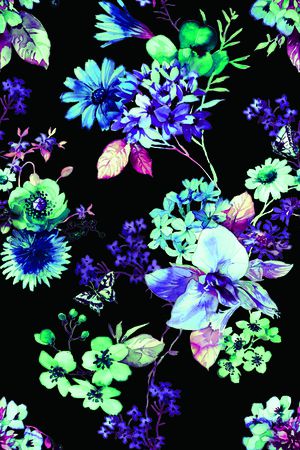 花卉印花花型图片
