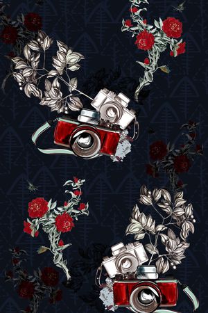 男装印花花型图片