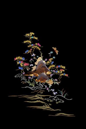 定位花印花花型图片