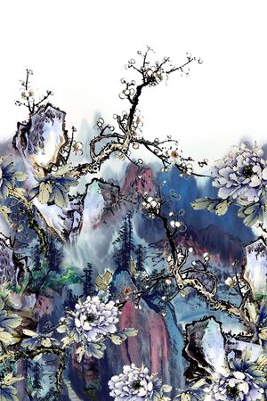 女装印花花型图片